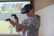 Student with VR headset thumbnail