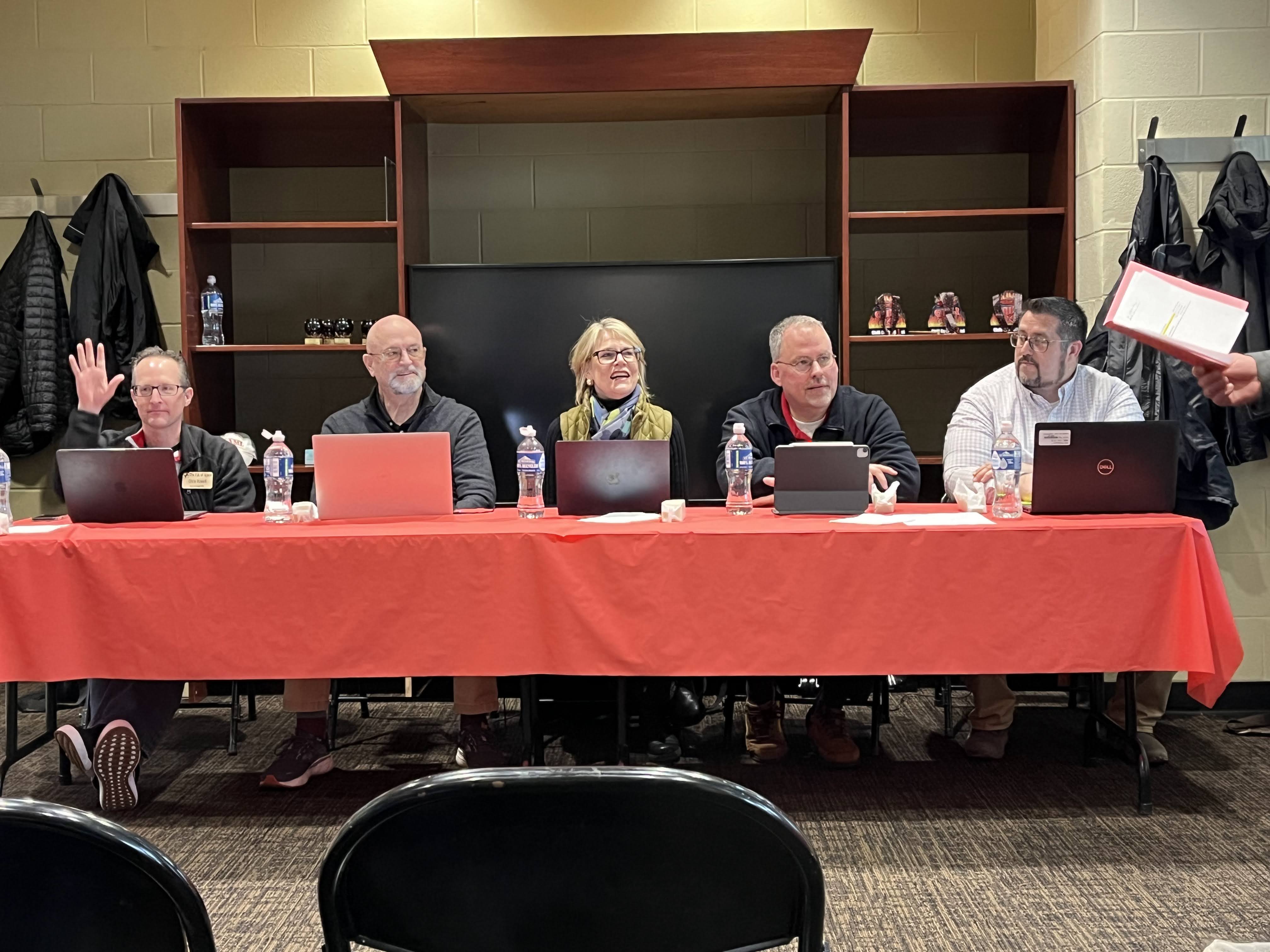 Our table of judges