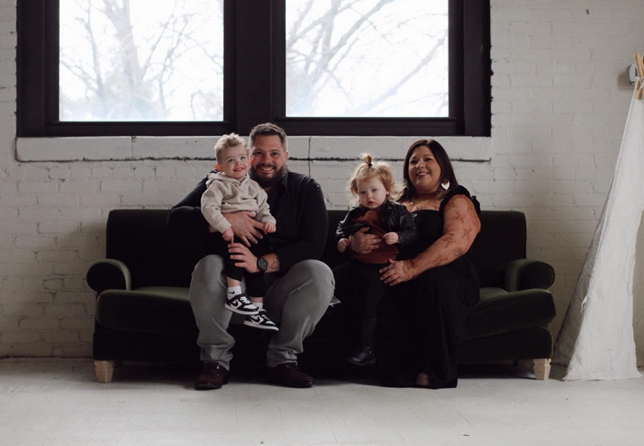 Emma Lester and her family