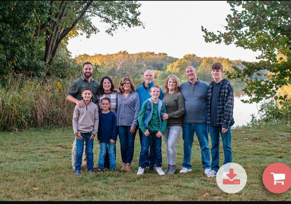 Sandy Keller and her family