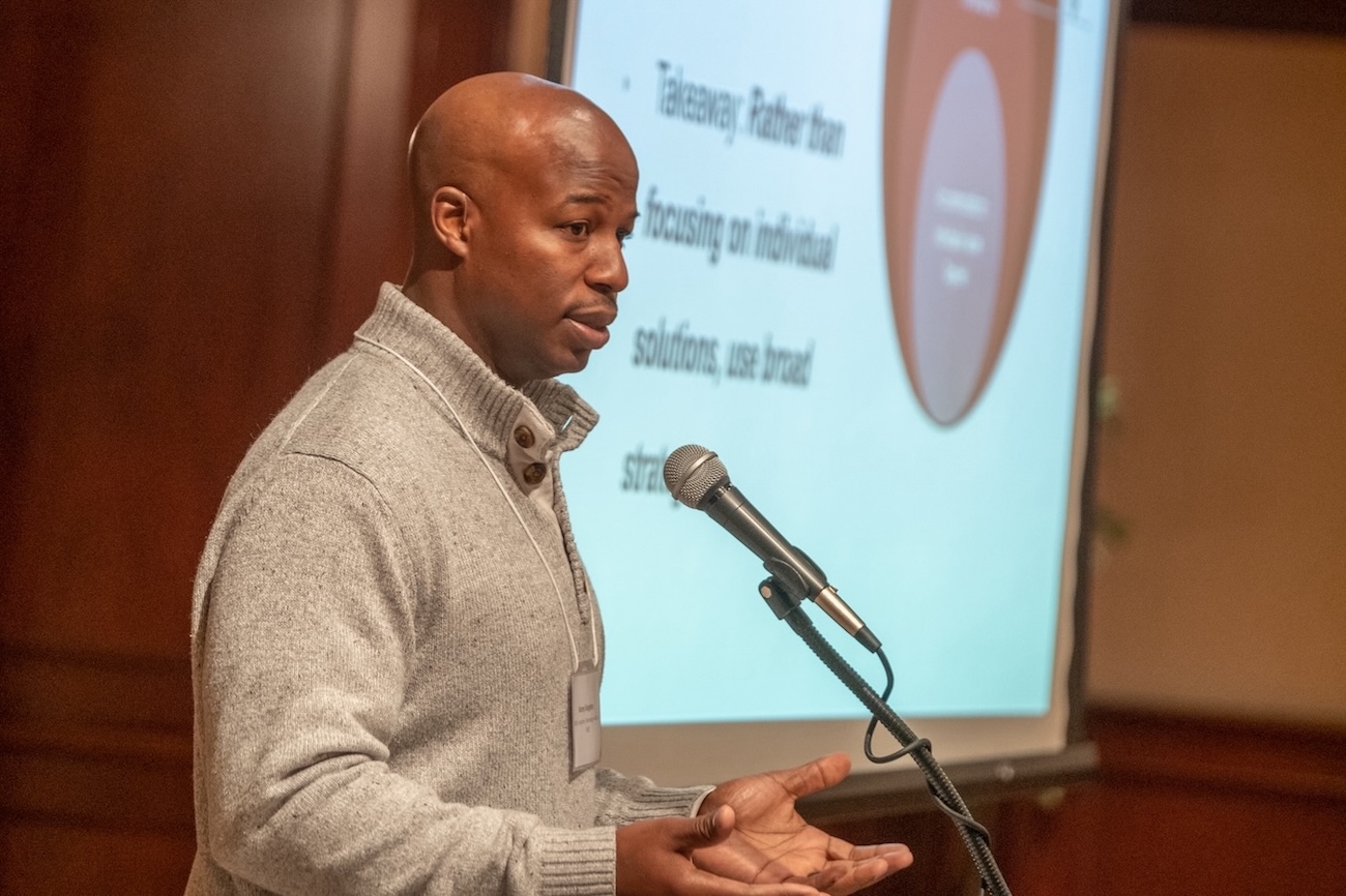 Korey Singleton from George Mason University provides the Keynote Address at the 2019 Access for All Symposium
