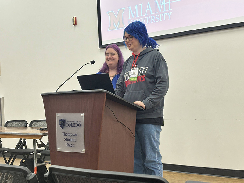 Alex Kauchak and Amy Johnson give their presentation about Workday Extend