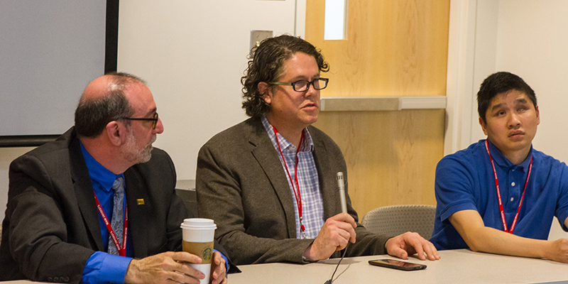 Ken Petri with panelists