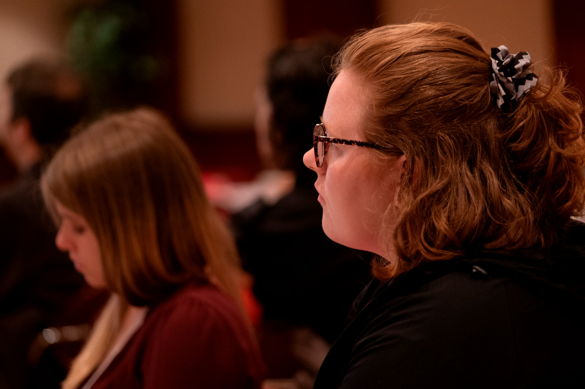 AccessMU Student employees participate in the AT Symposium.