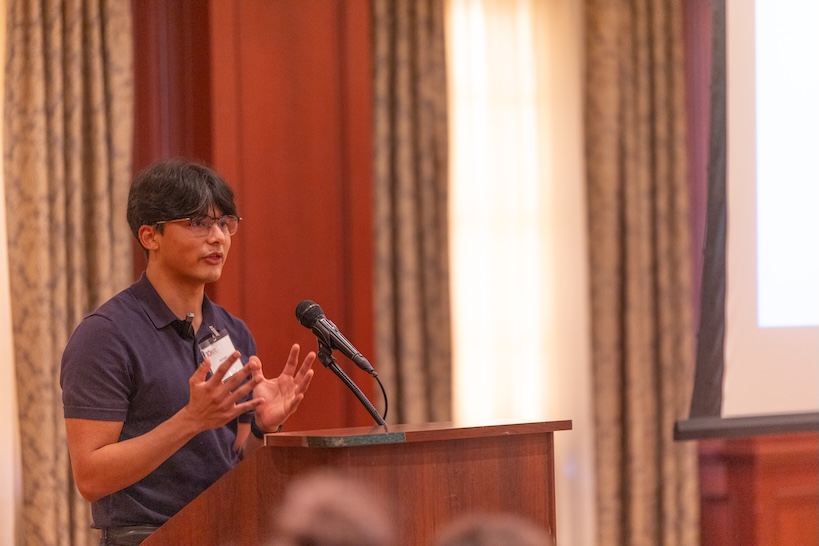 Sid Karki introduces Belinda Worley