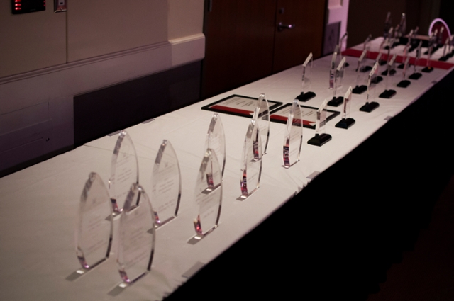 Student Engagement and Leadership Awards Table