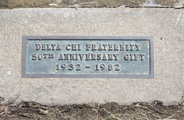 Delta Chi Fraternity 50th anniversary gift 1932 – 1982.