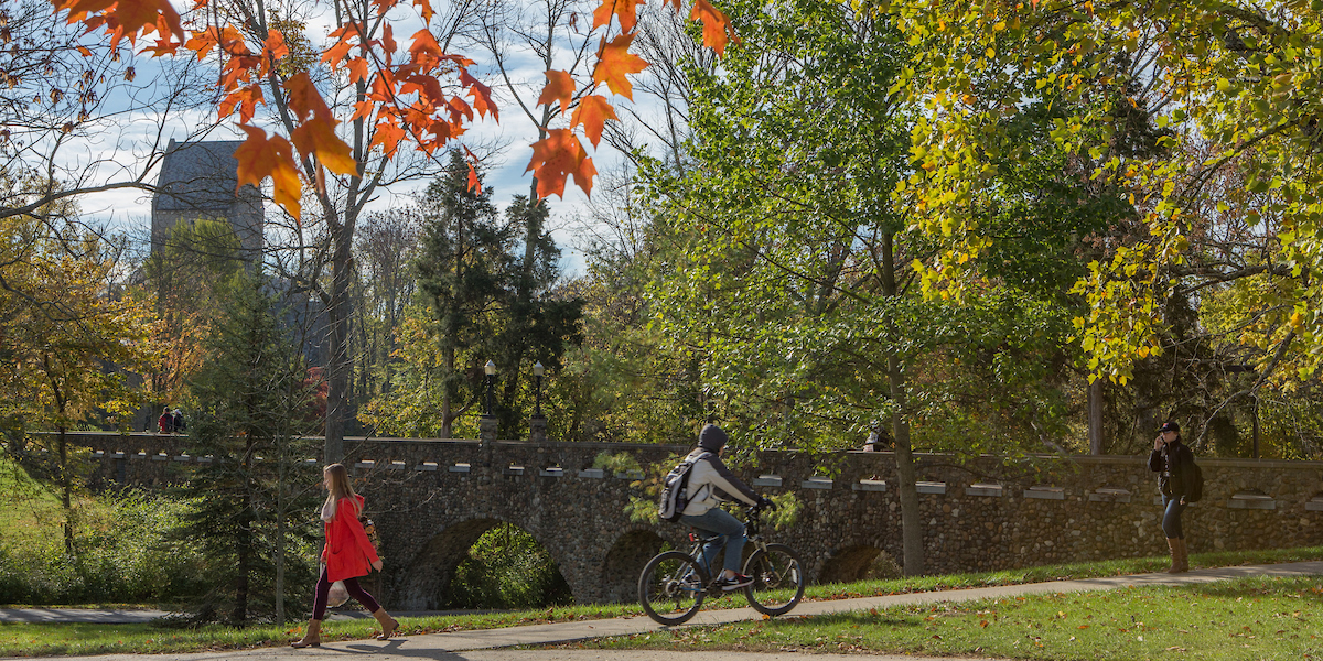 Walking or bicycling is more environmentally friendly than driving a vehicle.
