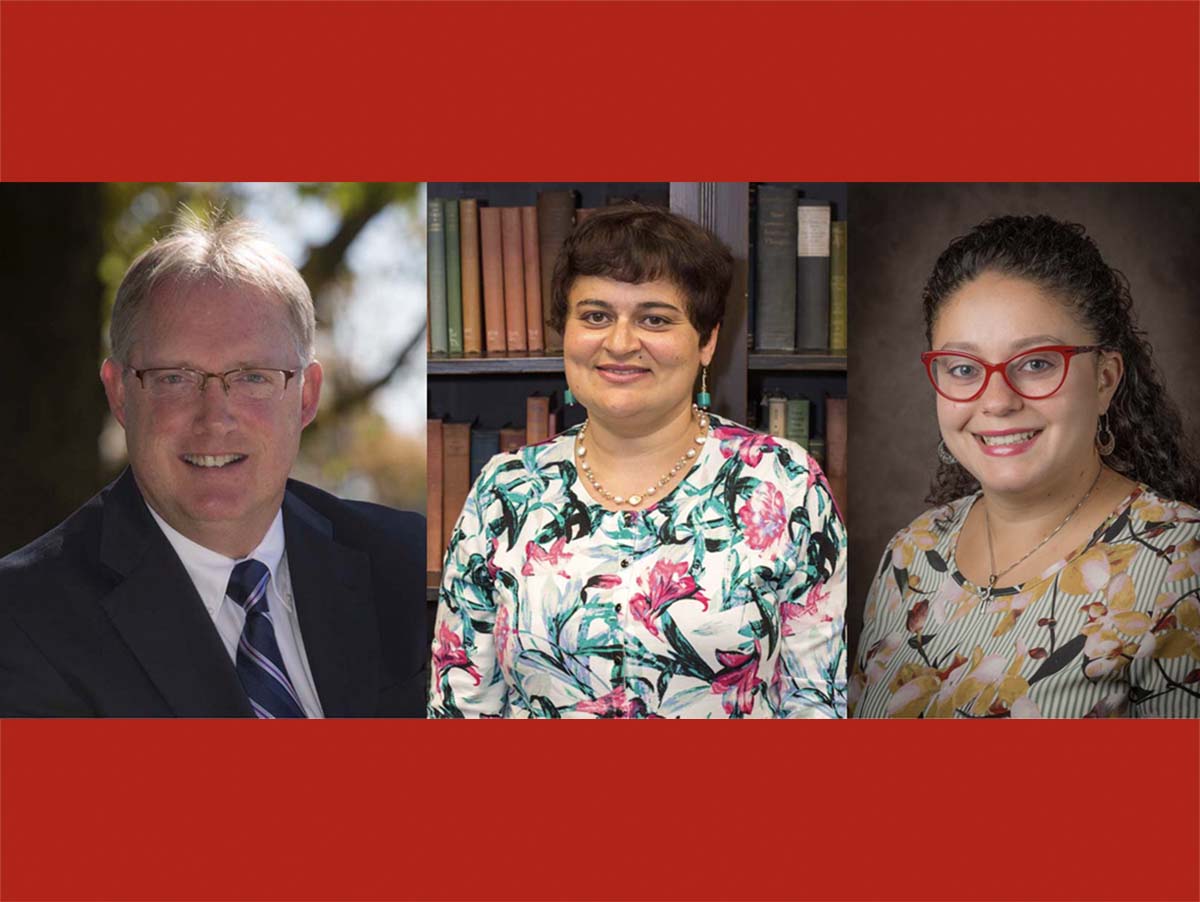 Left to right: Thomas Poetter, Zara Torlone , and Veronica R. Barrios