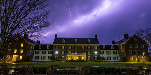 Storm on Miami's Oxford campus