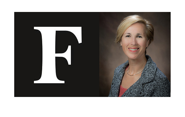 Gillian Oakenfull and the Forbes F logo