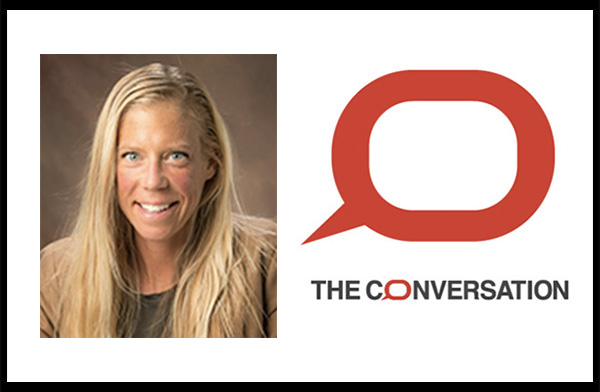 Lindsay Regele and the conversation logo 