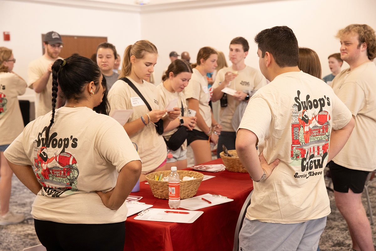 Miamians gathered at Armstrong Student Center to participate in the second RedHawk Day of Service on Aug. 31.