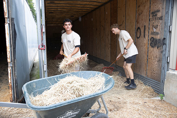 Miamians participated in the second RedHawk Day of Service on Aug. 31.