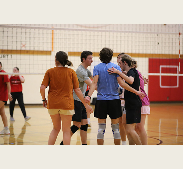 Like some club sports teams, some intramural teams are co-ed.