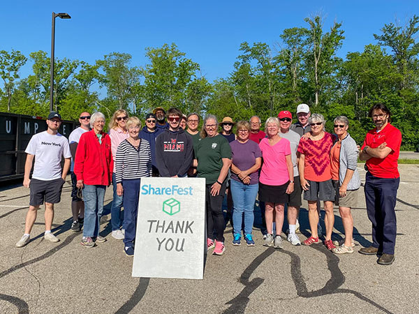 Sharefest volunteers