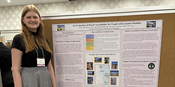 Molly Weeldreyer stands by her presentation
