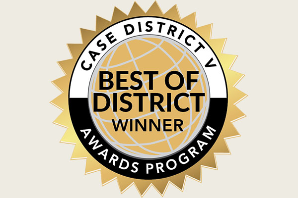 CASE Best of District V logo