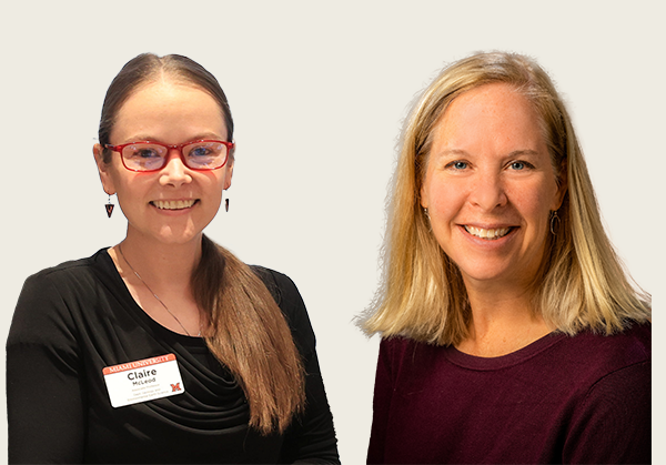 Claire McLeod and Kelly Knollman-Porter