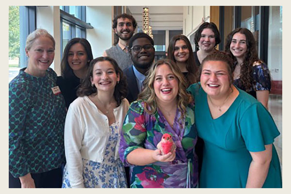 Miami University students at the Ohio National Association of Teachers of Singing