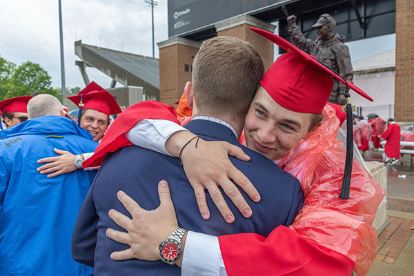 Miami University graduates at Spring Commencement