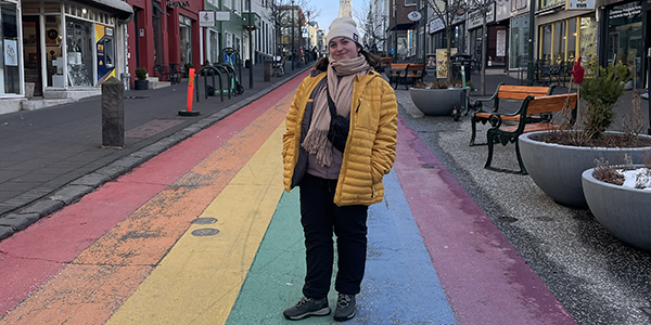 Ashlee Gantz in Iceland
