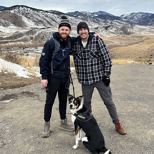 Matt Green, left, and Zach Wolf