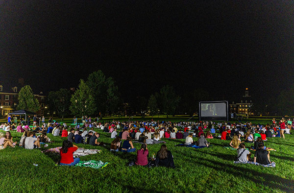 Miami University students at Saturday Under the Stars in 2025
