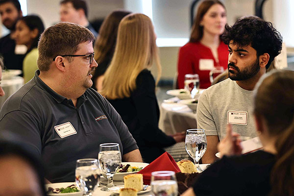 18 of the Last 9 networking lunch and panel at Shriver Center