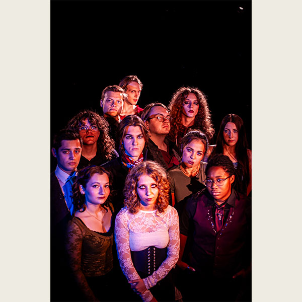 Cast of Miami University's production of Dracula
