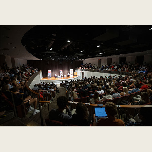 The JANUS Forum crowd