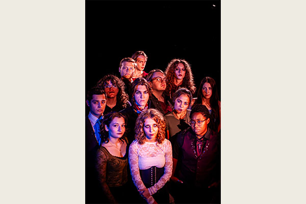 Cast of Miami University's production of Dracula