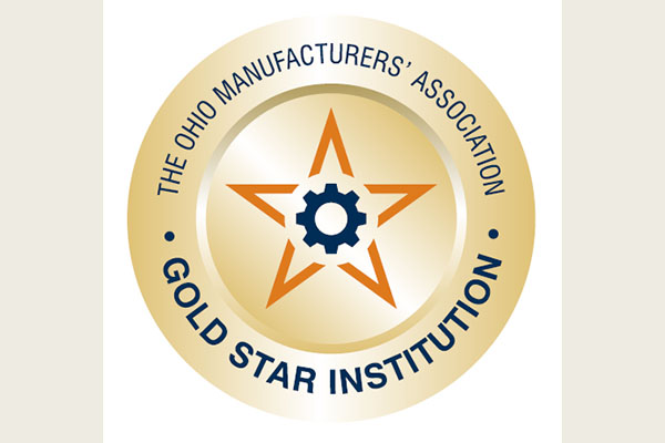 Gold Star logo from Ohio Manufacturers' Association 