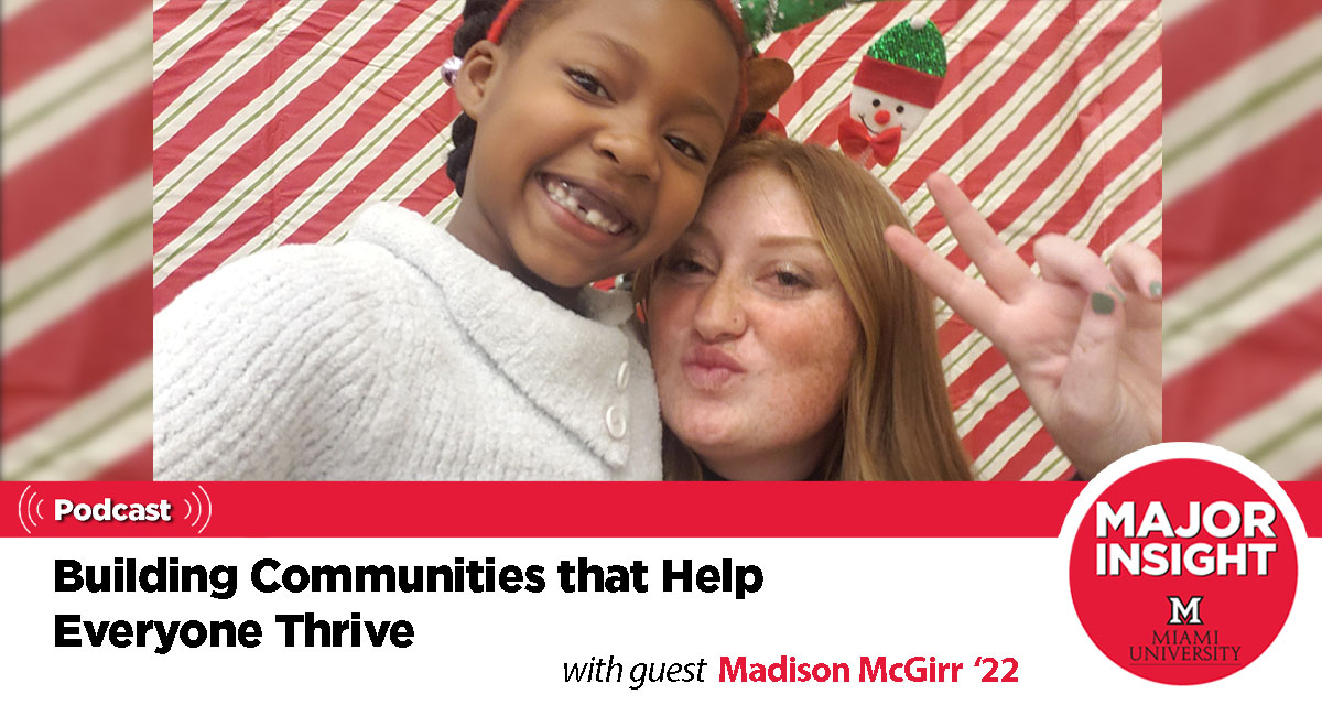 building communities photo with a female mentor with a girl