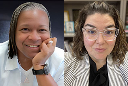 Judy Alston and Érica Fernández