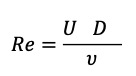 RE equals U D over v
