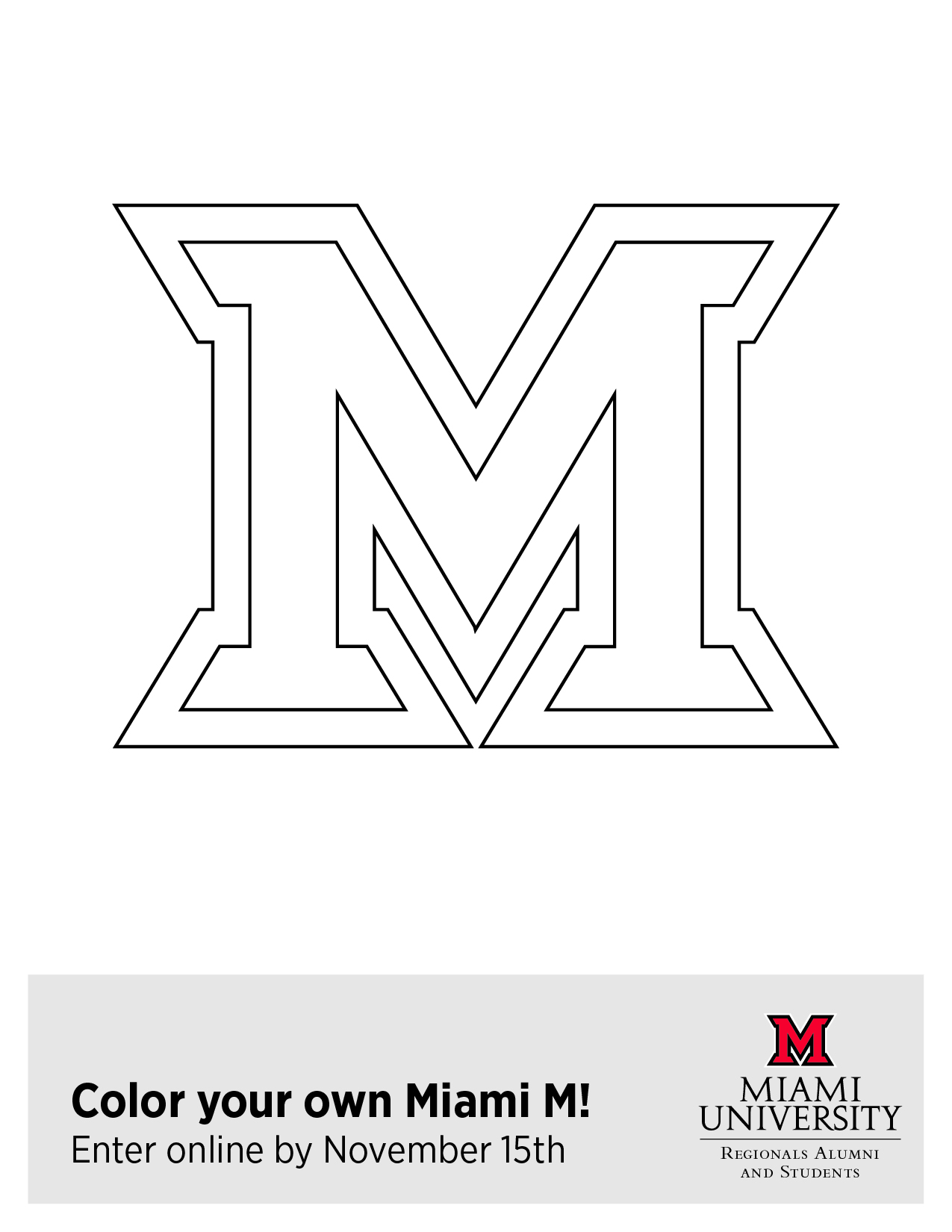 Miami University Bevel M logo