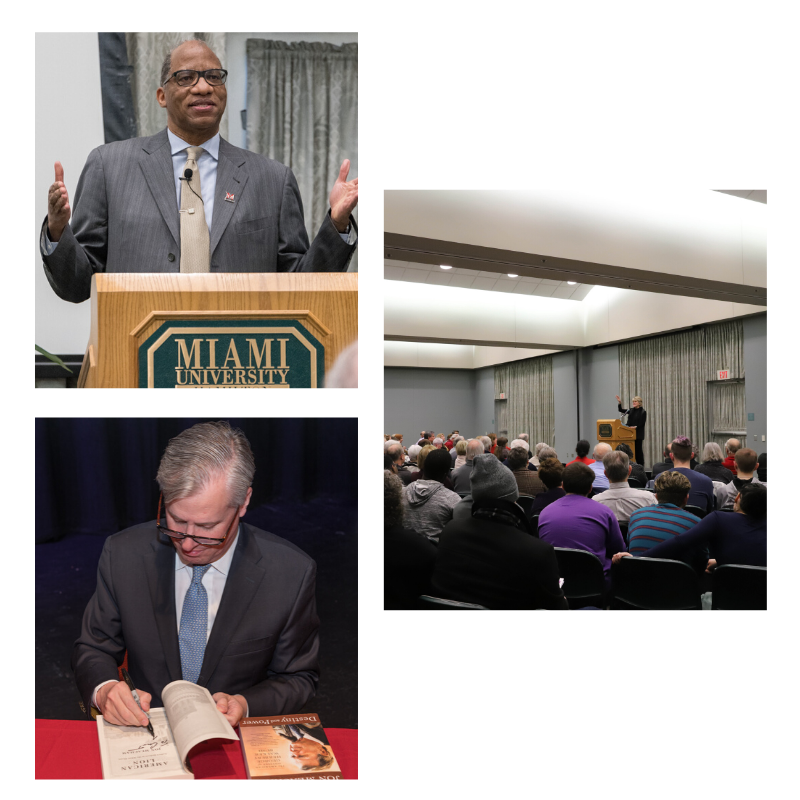 Photos of speakers from different lectures