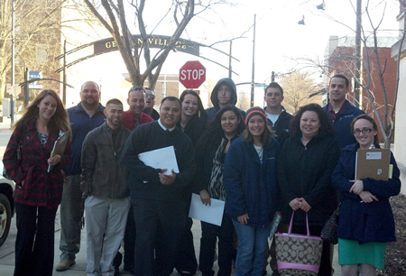 Criminal Justice majors involved in the project were: Alexander Black, William Deems, Nallelyt Gopar, Amber Grubb, Zachary Haddad, Benjamin Holloway, Elizabeth Jones, Cody Liming, Holly McIntosh, David Naranjo, Michael Price, Caitlin Profitt, Ryan Schmitz, Kayla Webb and Jeremy Young.