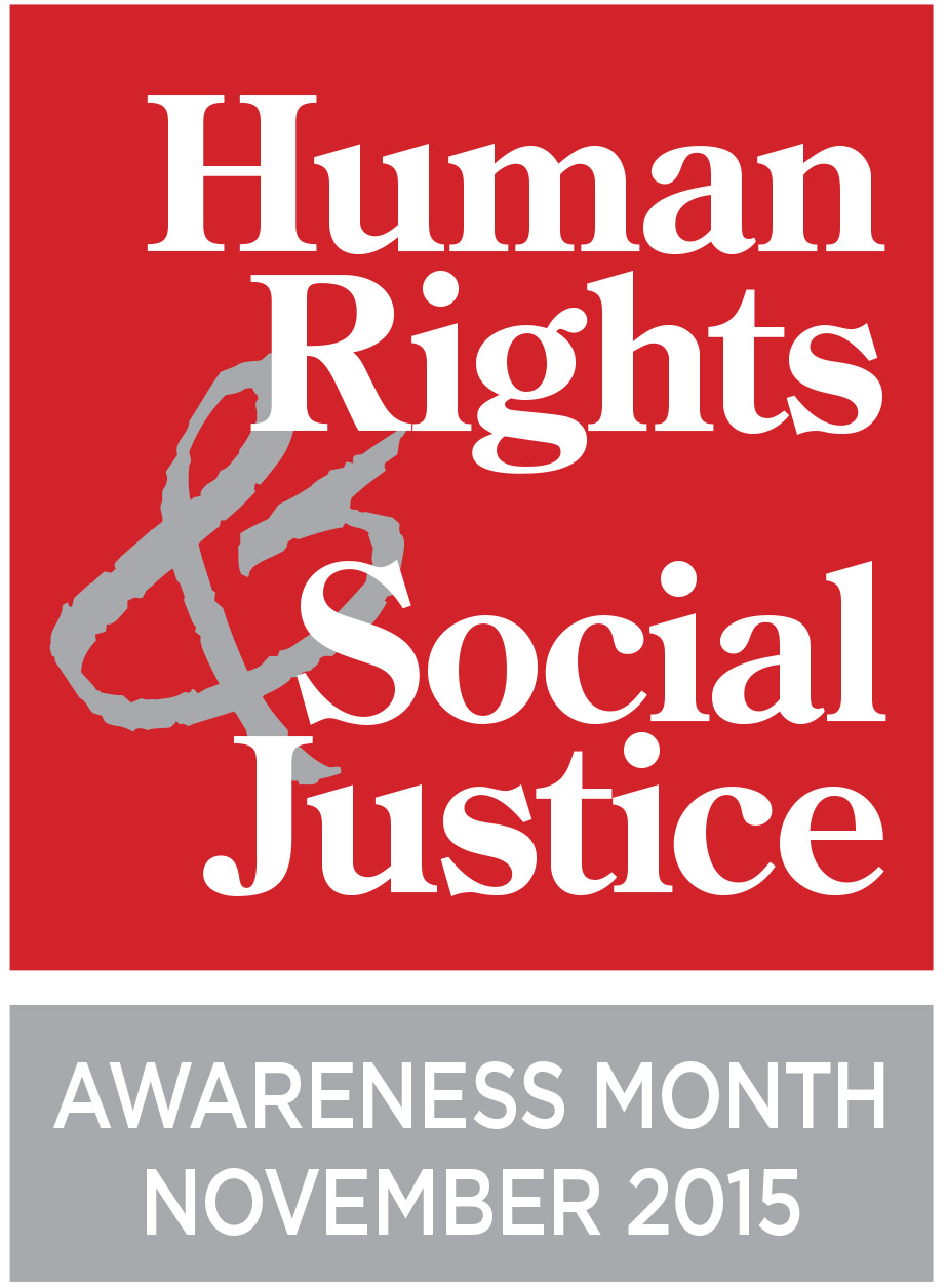 Human Rights and Social Justice Month Logo