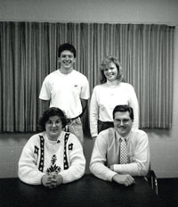 1990 Student Government Officers, Tony at the bottom right