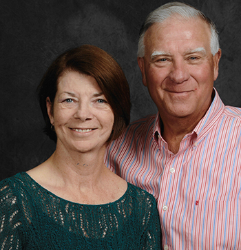 Judy Reeb Klamo (right) with her husband Bill Klamo