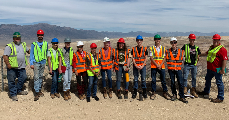 AUGITE students at Round Mountain Gold Mine