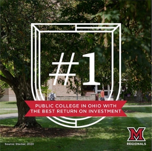 number one public college in Ohio with the best return for on investment
