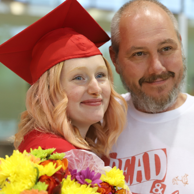 parent with their graduate