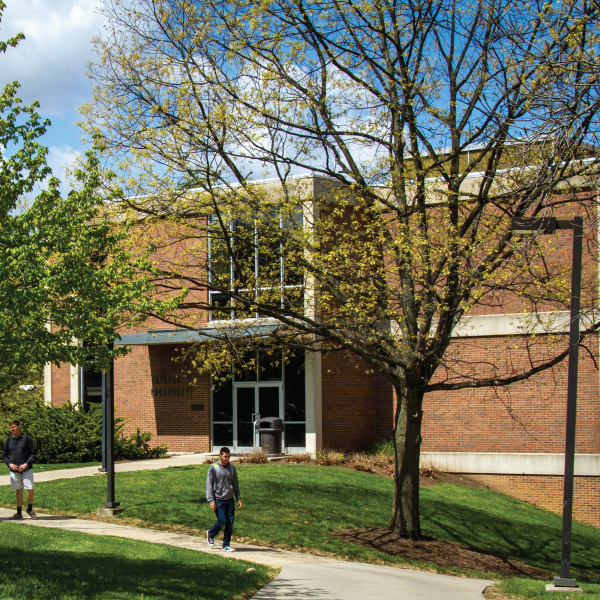 Outside of Thesken Hall