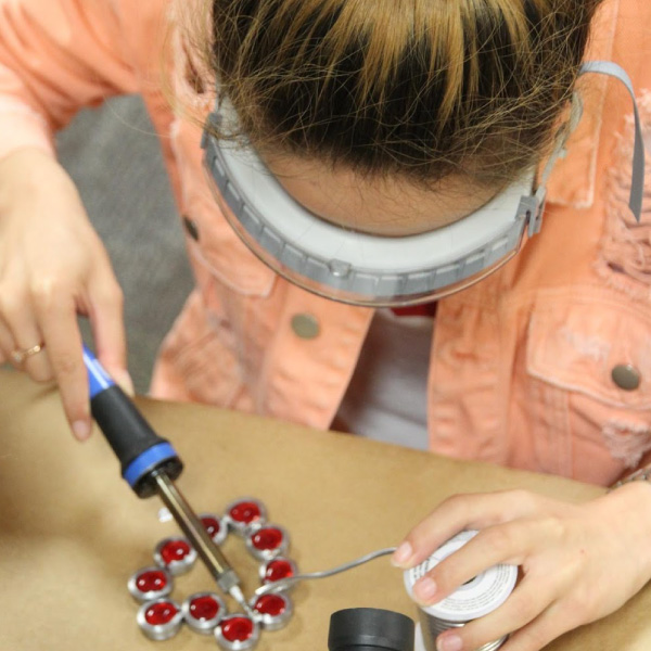 Making leaded glass ornaments