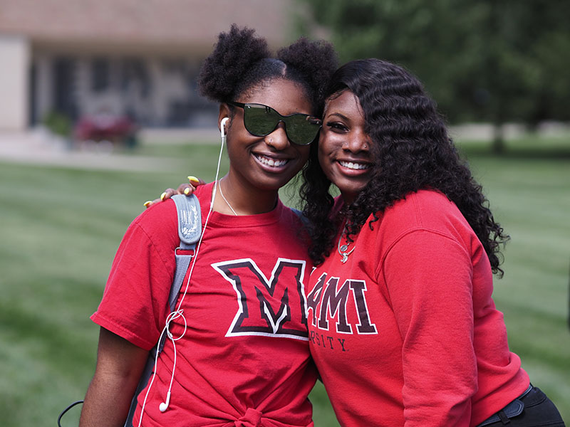 Two Miami Regional students smiling