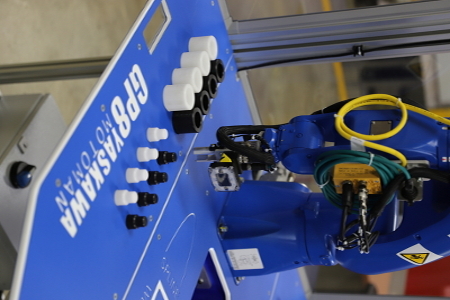 A roboto located on campus.