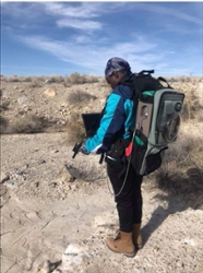 Mbindi in Tonopah using the ASD as part of the AUGITE program